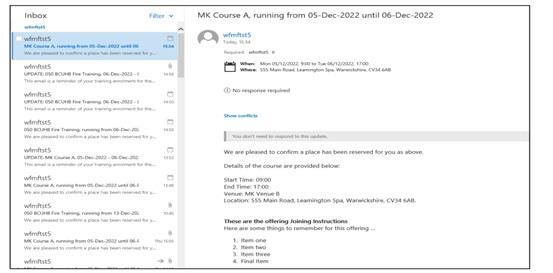 ESR Developments - Learning meeting request