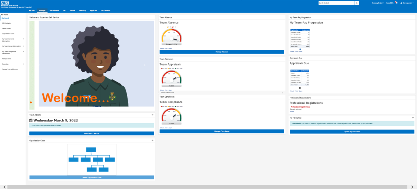 Manager Dashboard 
