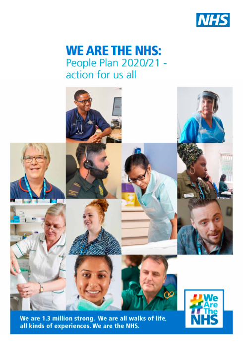 NHS People Plan 2020/21 Front Cover 