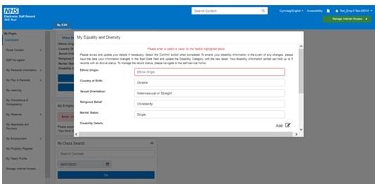 ESR Developments - Equality & Diversity